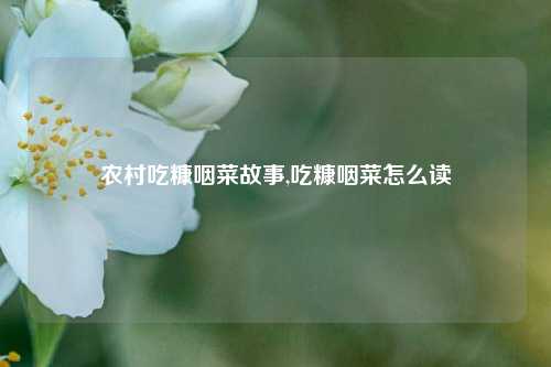 农村吃糠咽菜故事,吃糠咽菜怎么读