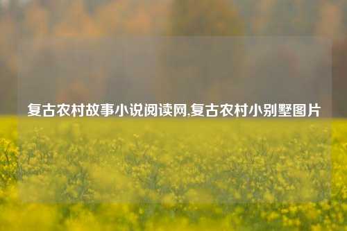 复古农村故事小说阅读网,复古农村小别墅图片