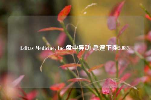 Editas Medicine, Inc.盘中异动 急速下挫5.08%