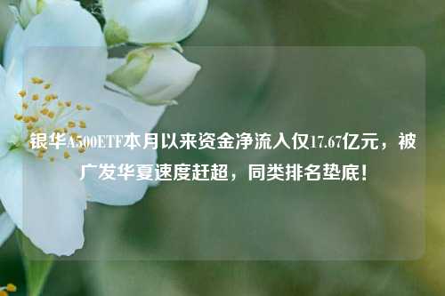 银华A500ETF本月以来资金净流入仅17.67亿元，被广发华夏速度赶超，同类排名垫底！