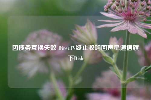 因债务互换失败 DirecTV终止收购回声星通信旗下Dish