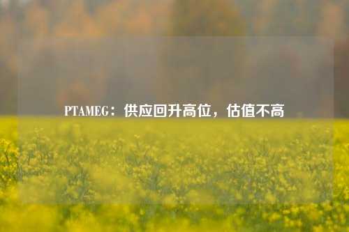 PTAMEG：供应回升高位，估值不高