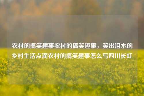 农村的搞笑趣事农村的搞笑趣事，笑出泪水的乡村生活点滴农村的搞笑趣事怎么写四川长虹