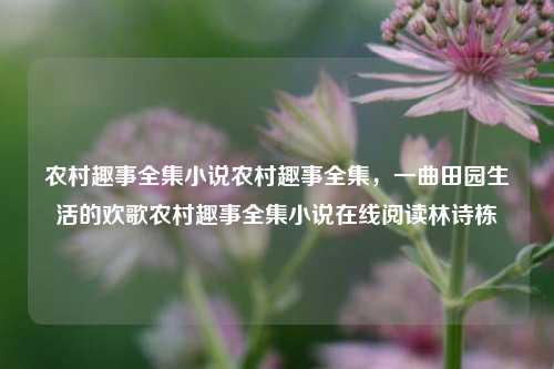 农村趣事全集小说农村趣事全集，一曲田园生活的欢歌农村趣事全集小说在线阅读林诗栋